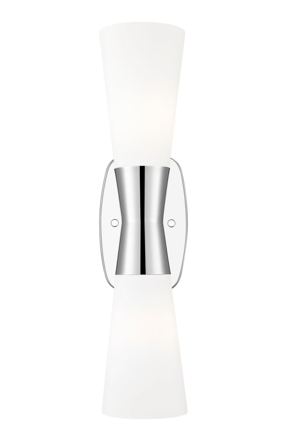 Emrys Two Light Wall Sconce in Polished Nickel Z-Lite Canada