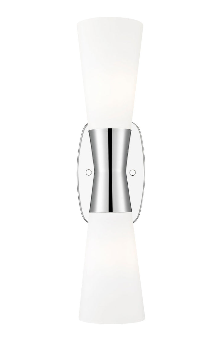 Emrys Two Light Wall Sconce in Polished Nickel Z-Lite Canada