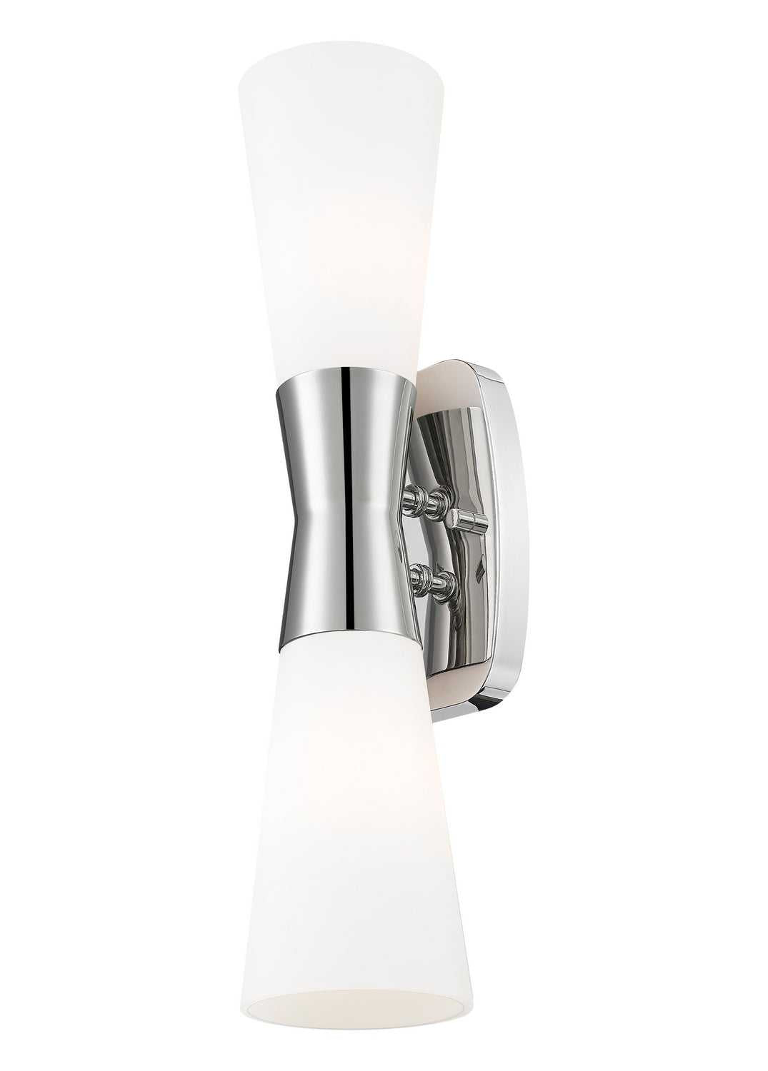 Emrys Two Light Wall Sconce in Polished Nickel Z-Lite Canada