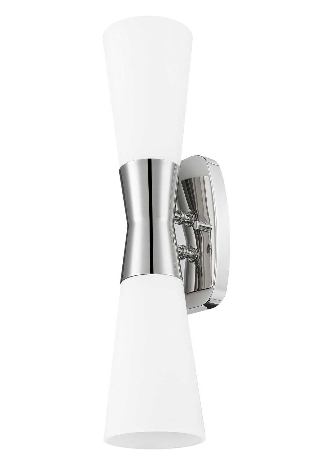 Emrys Two Light Wall Sconce in Polished Nickel Z-Lite Canada
