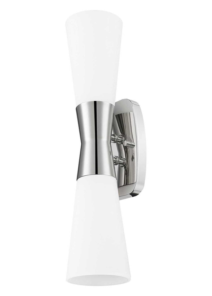 Emrys Two Light Wall Sconce in Polished Nickel Z-Lite Canada