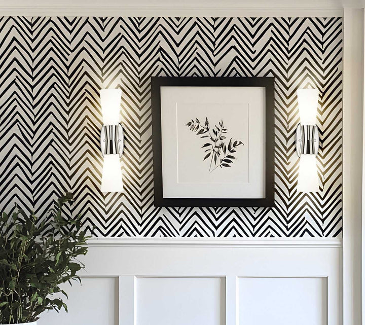 Emrys Two Light Wall Sconce in Polished Nickel Z-Lite Canada