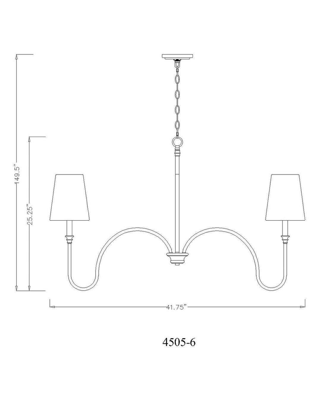 Jisele Six Light Chandelier in Rubbed Brass Z-Lite Canada