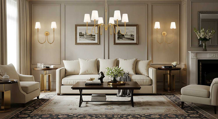 Jisele Six Light Chandelier in Rubbed Brass Z-Lite Canada