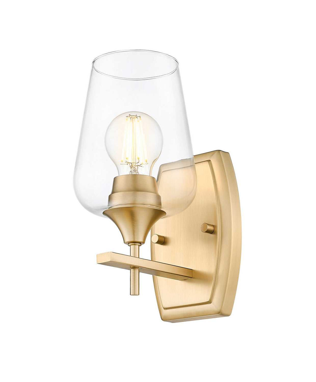 Joliet One Light Wall Sconce in Burnished Brass Z-Lite Canada