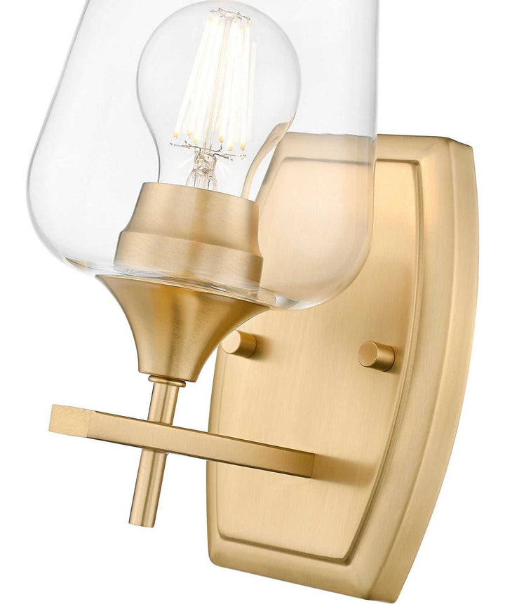 Joliet One Light Wall Sconce in Burnished Brass Z-Lite Canada