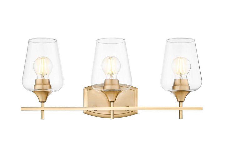 Joliet Three Light Vanity in Burnished Brass Z-Lite Canada