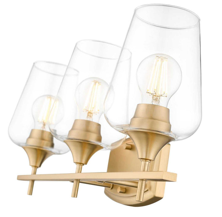 Joliet Three Light Vanity in Burnished Brass Z-Lite Canada