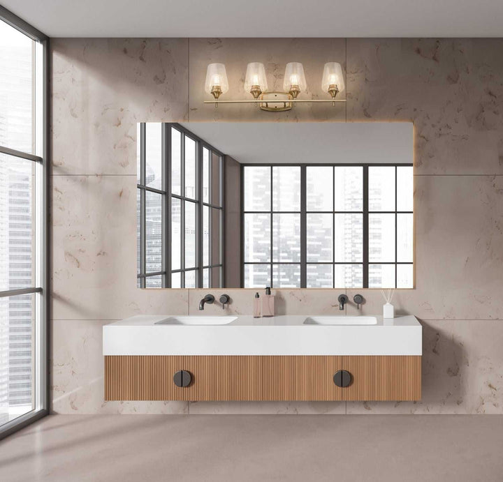 Joliet Four Light Vanity in Burnished Brass Z-Lite Canada