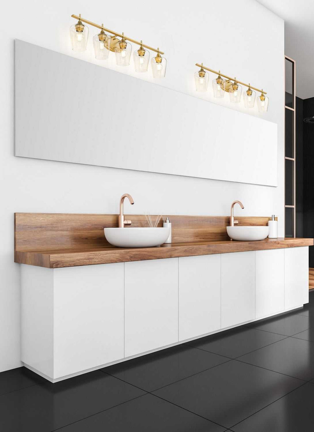 Joliet Five Light Vanity in Burnished Brass Z-Lite Canada