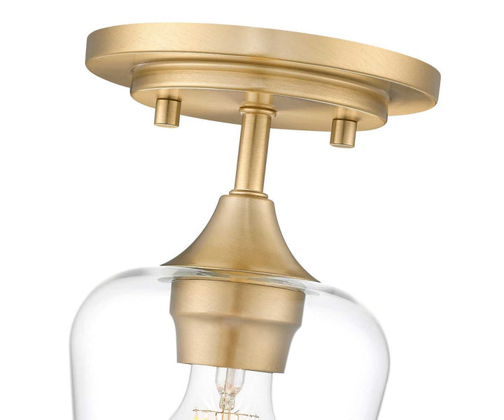Joliet One Light Flush Mount in Burnished Brass Z-Lite Canada