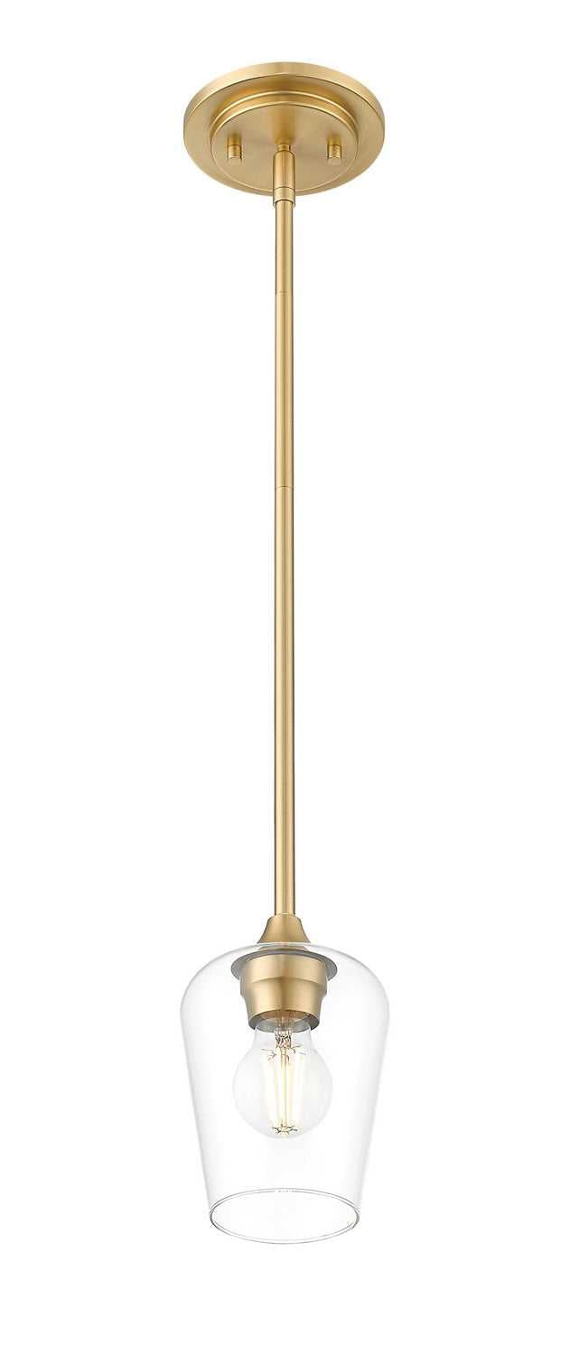 Joliet One Light Pendant in Burnished Brass Z-Lite Canada