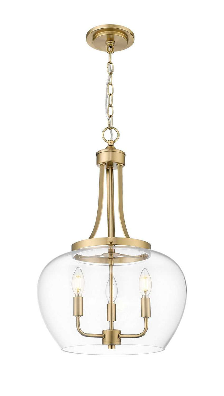 Joliet Three Light Pendant in Burnished Brass Z-Lite Canada
