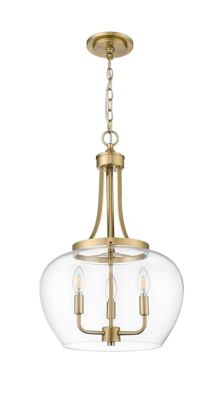 Joliet Three Light Pendant in Burnished Brass Z-Lite Canada