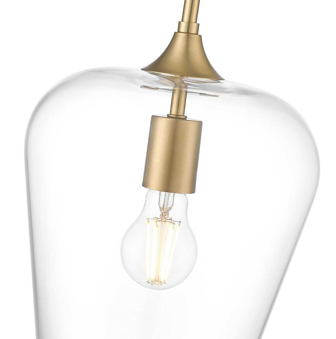 Joliet One Light Pendant in Burnished Brass Z-Lite Canada