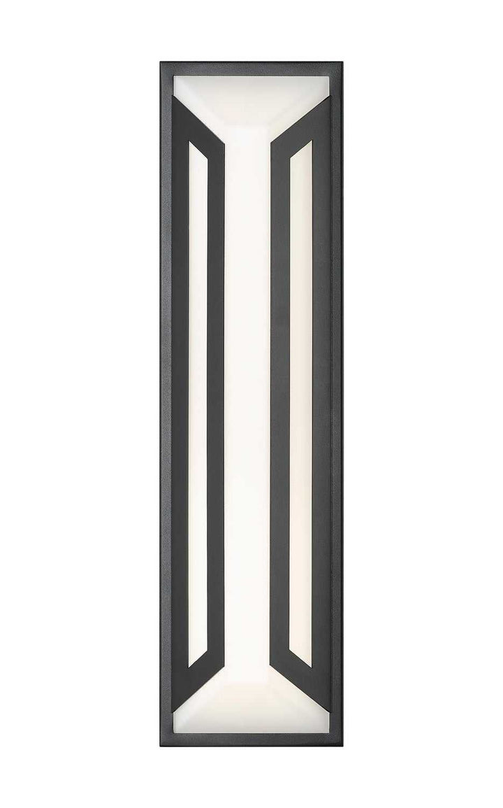 Banff LED Outdoor Wall Mount in Sand Black Z-Lite Canada