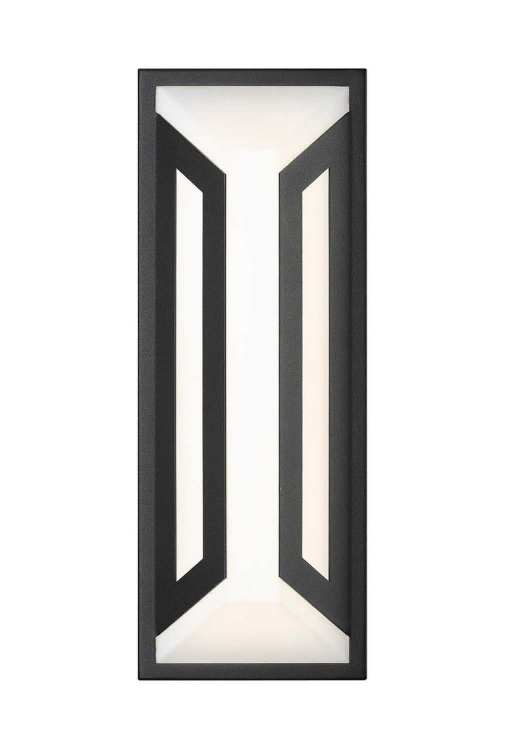 Banff LED Outdoor Wall Mount in Sand Black Z-Lite Canada