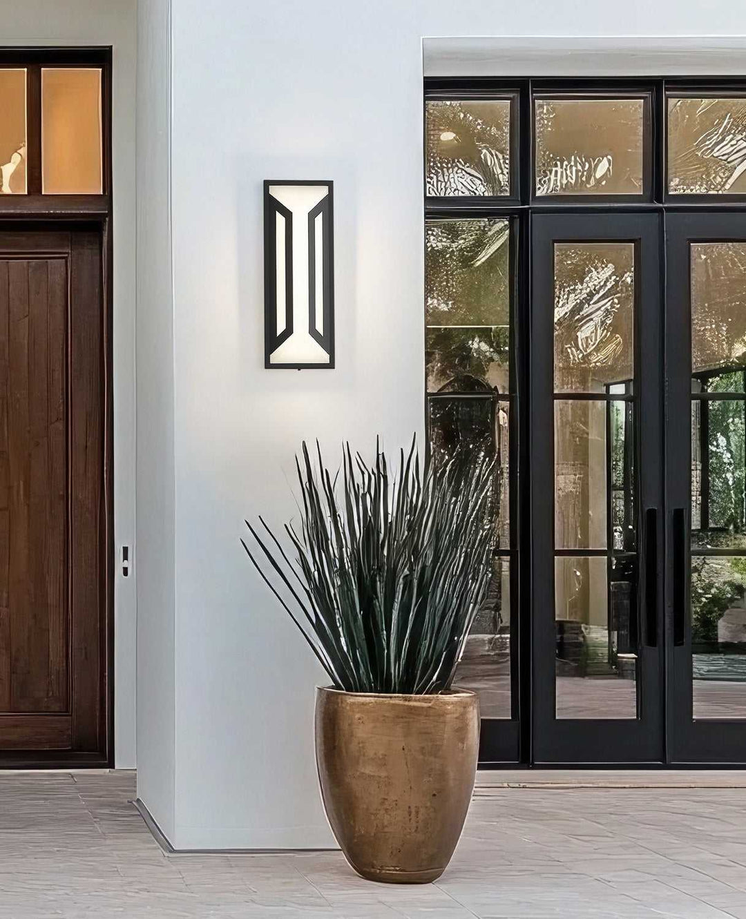 Banff LED Outdoor Wall Mount in Sand Black Z-Lite Canada