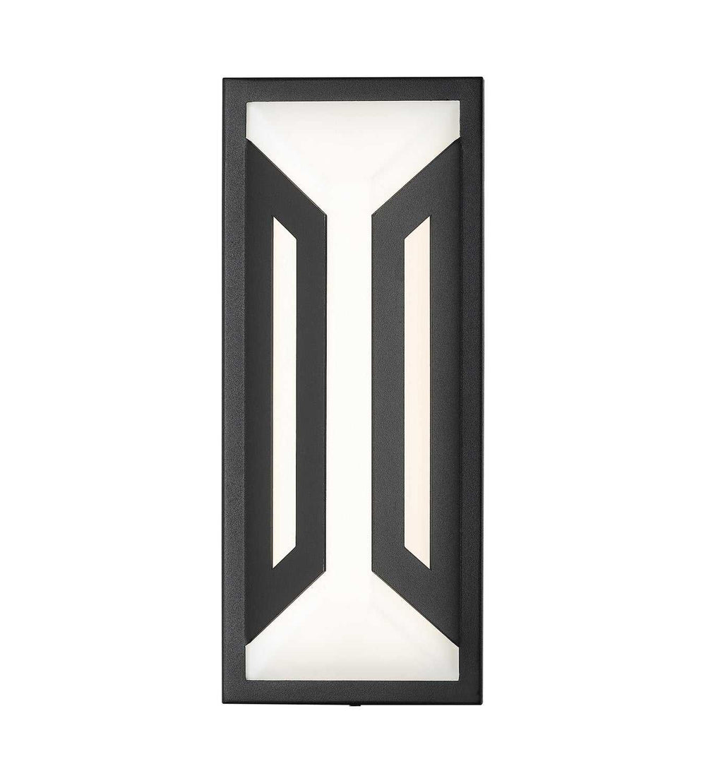 Banff LED Outdoor Wall Mount in Sand Black Z-Lite Canada