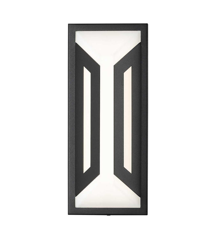 Banff LED Outdoor Wall Mount in Sand Black Z-Lite Canada