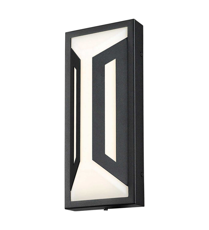 Banff LED Outdoor Wall Mount in Sand Black Z-Lite Canada
