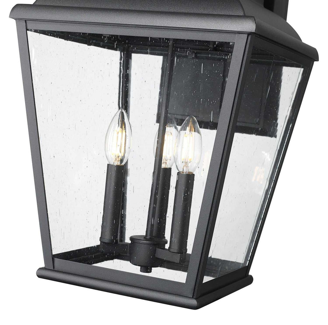 Raphael Three Light Outdoor Wall Mount in Sand Black Z-Lite Canada
