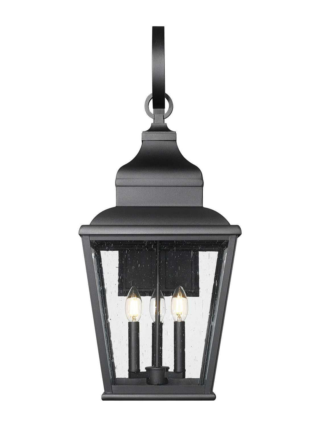 Raphael Three Light Outdoor Wall Mount in Sand Black Z-Lite Canada