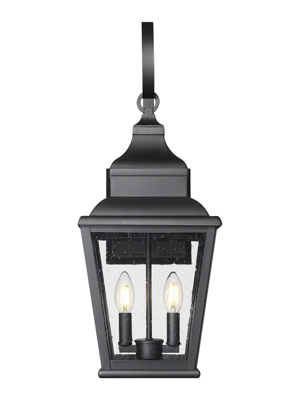 Raphael Two Light Outdoor Wall Mount in Sand Black Z-Lite Canada