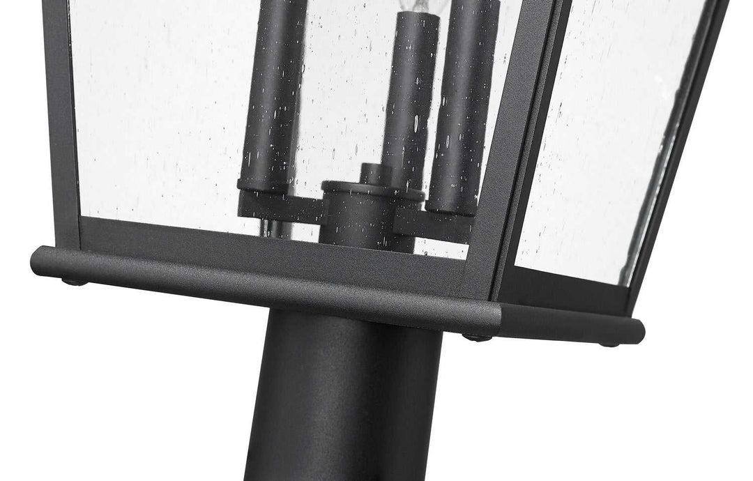 Raphael Three Light Outdoor Post Mount in Sand Black Z-Lite Canada