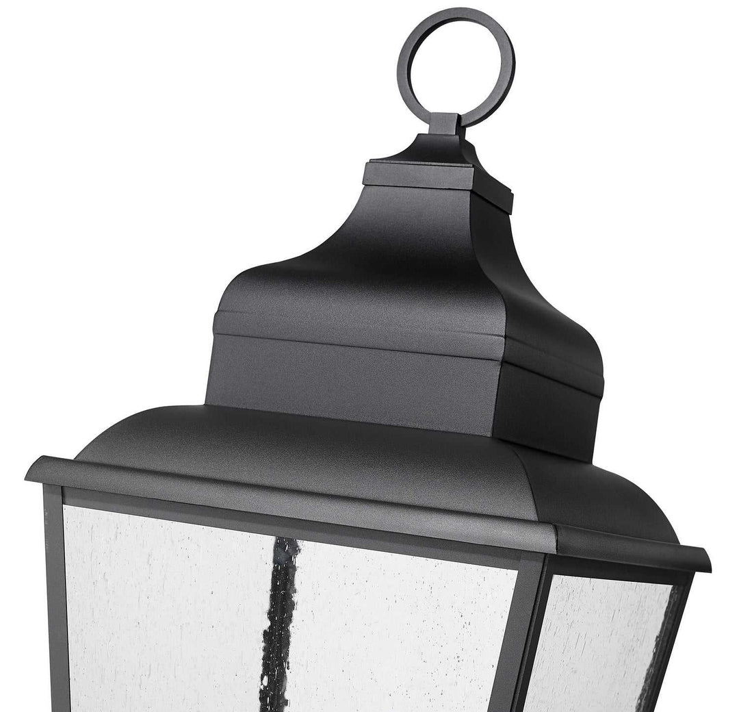 Raphael Five Light Outdoor Pier Mount in Sand Black Z-Lite Canada