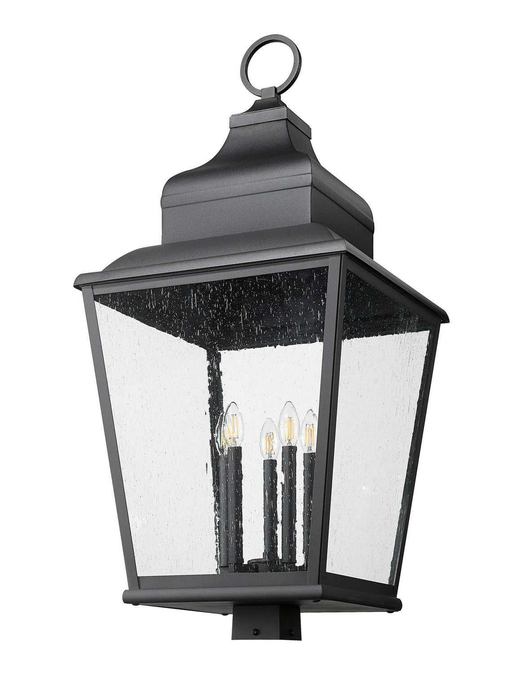 Raphael Five Light Outdoor Post Mount in Sand Black Z-Lite Canada