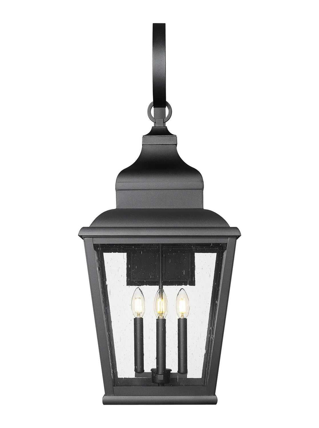 Raphael Four Light Outdoor Wall Mount in Sand Black Z-Lite Canada