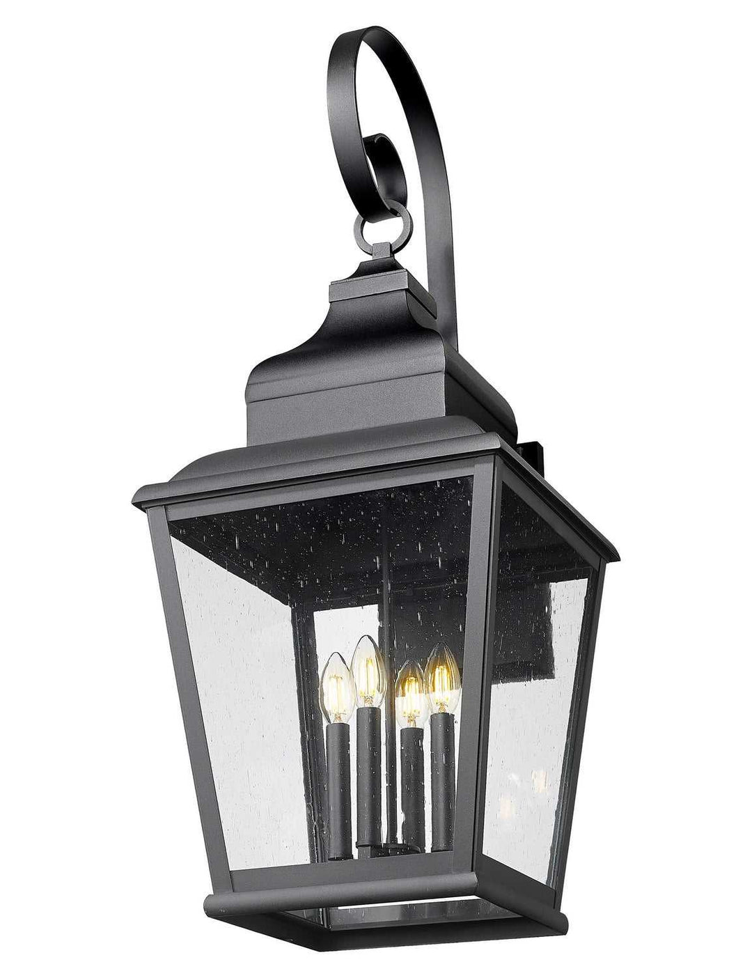 Raphael Four Light Outdoor Wall Mount in Sand Black Z-Lite Canada