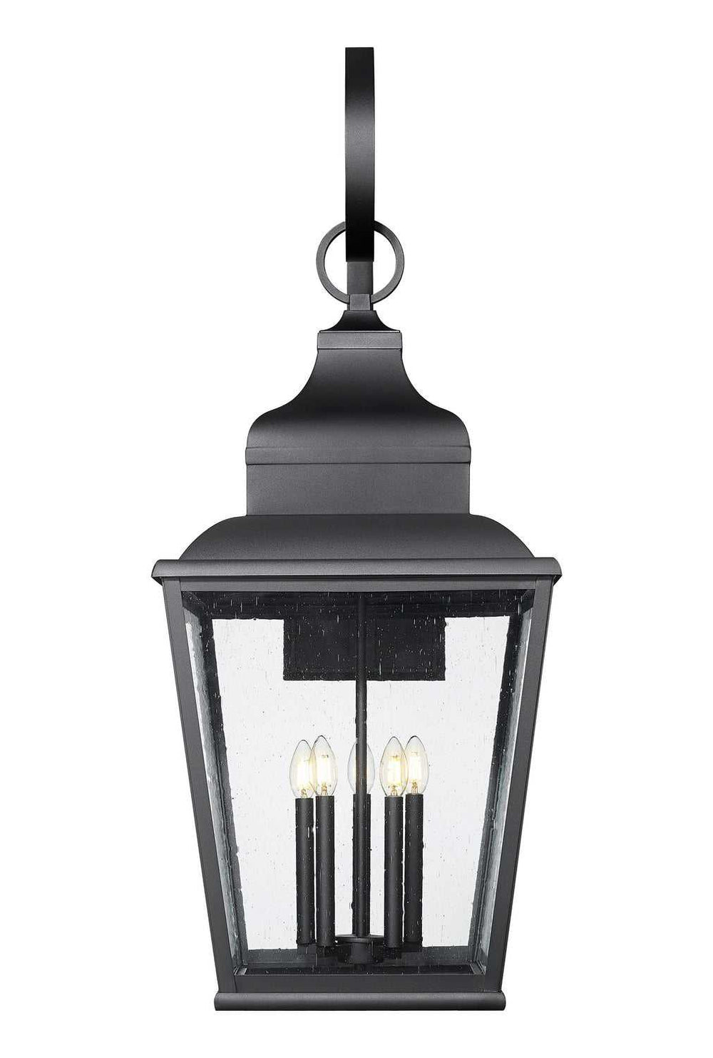 Raphael Five Light Outdoor Wall Mount in Sand Black Z-Lite Canada