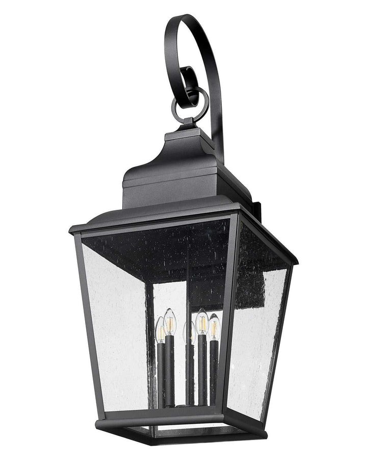 Raphael Five Light Outdoor Wall Mount in Sand Black Z-Lite Canada