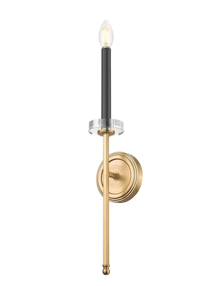 Gaultier One Light Wall Sconce in Modern Gold Z-Lite Canada