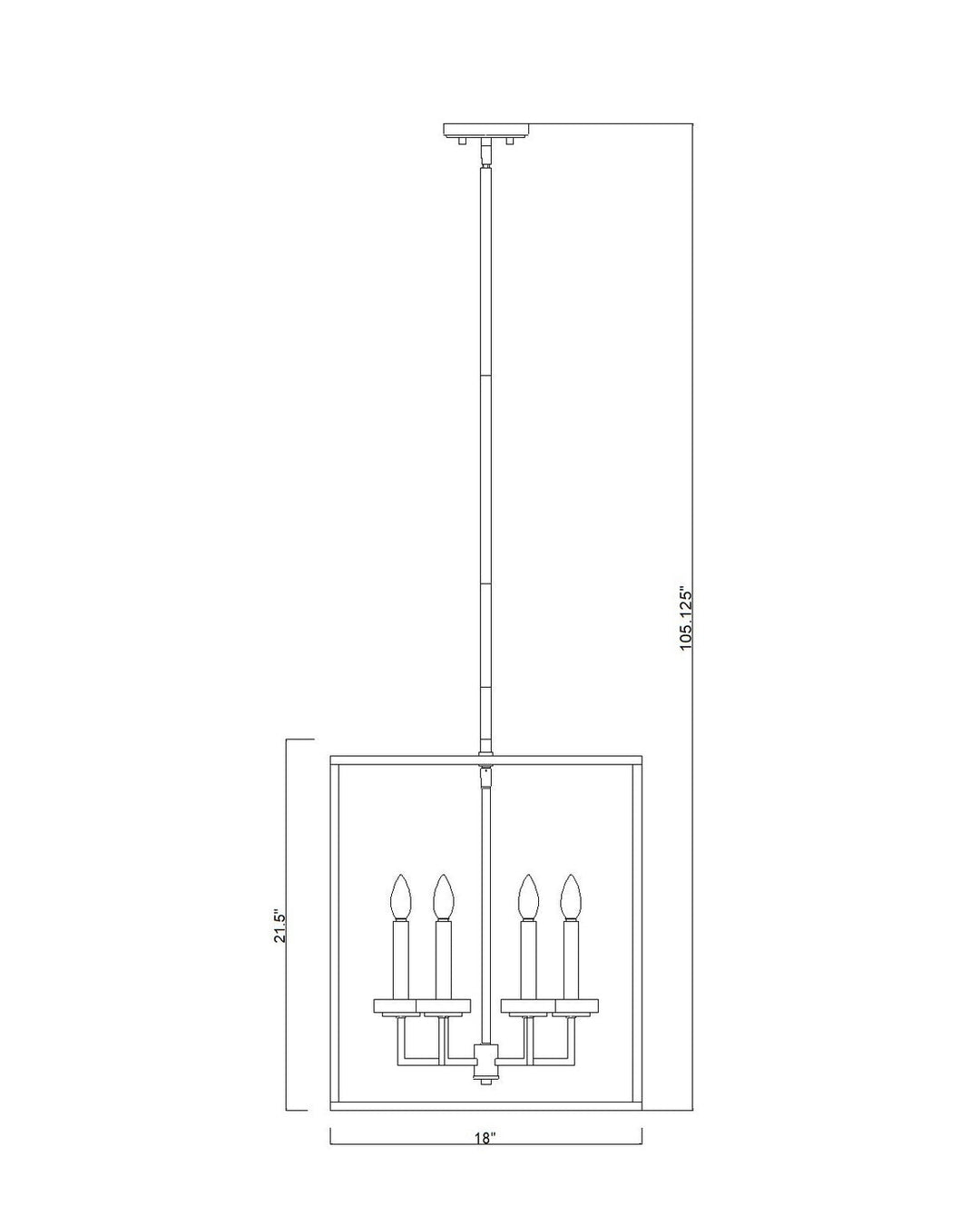 Gaultier Six Light Chandelier in Modern Gold Z-Lite Canada