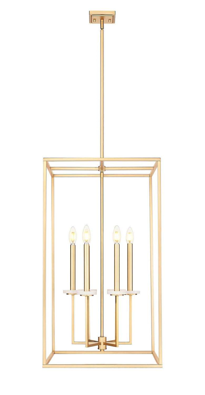 Gaultier Six Light Chandelier in Modern Gold Z-Lite Canada