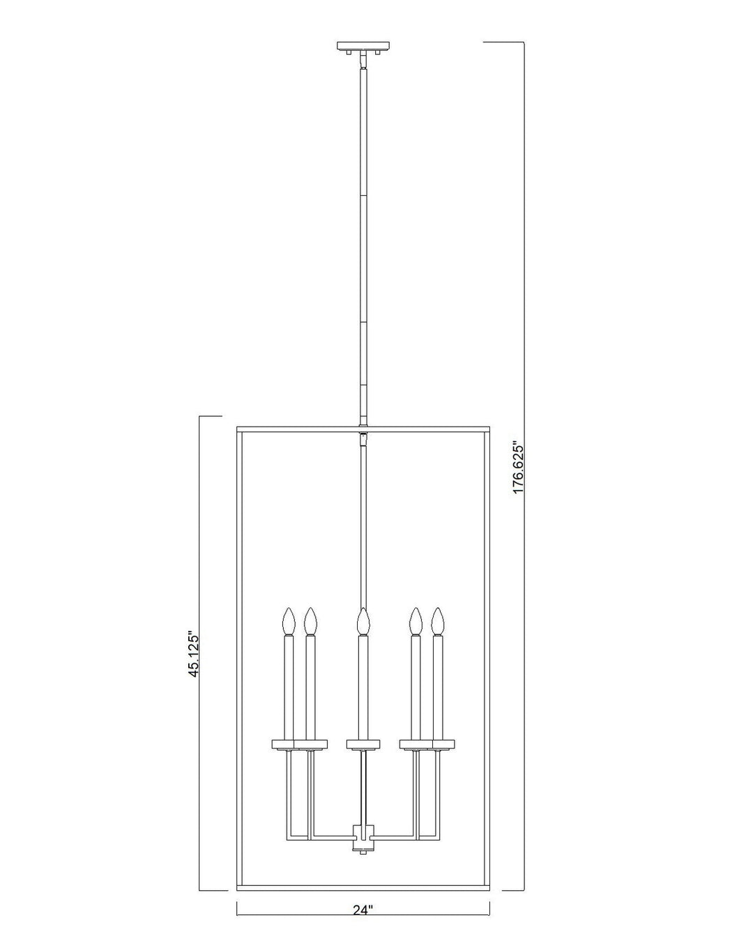 Gaultier Eight Light Chandelier in Matte Black+Modern Gold Z-Lite Canada