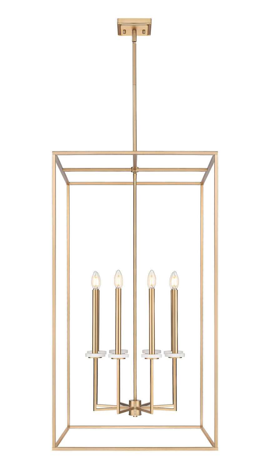 Gaultier Eight Light Chandelier in Modern Gold Z-Lite Canada