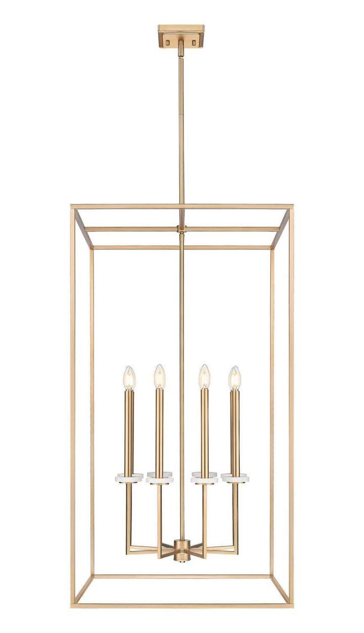Gaultier Eight Light Chandelier in Modern Gold Z-Lite Canada