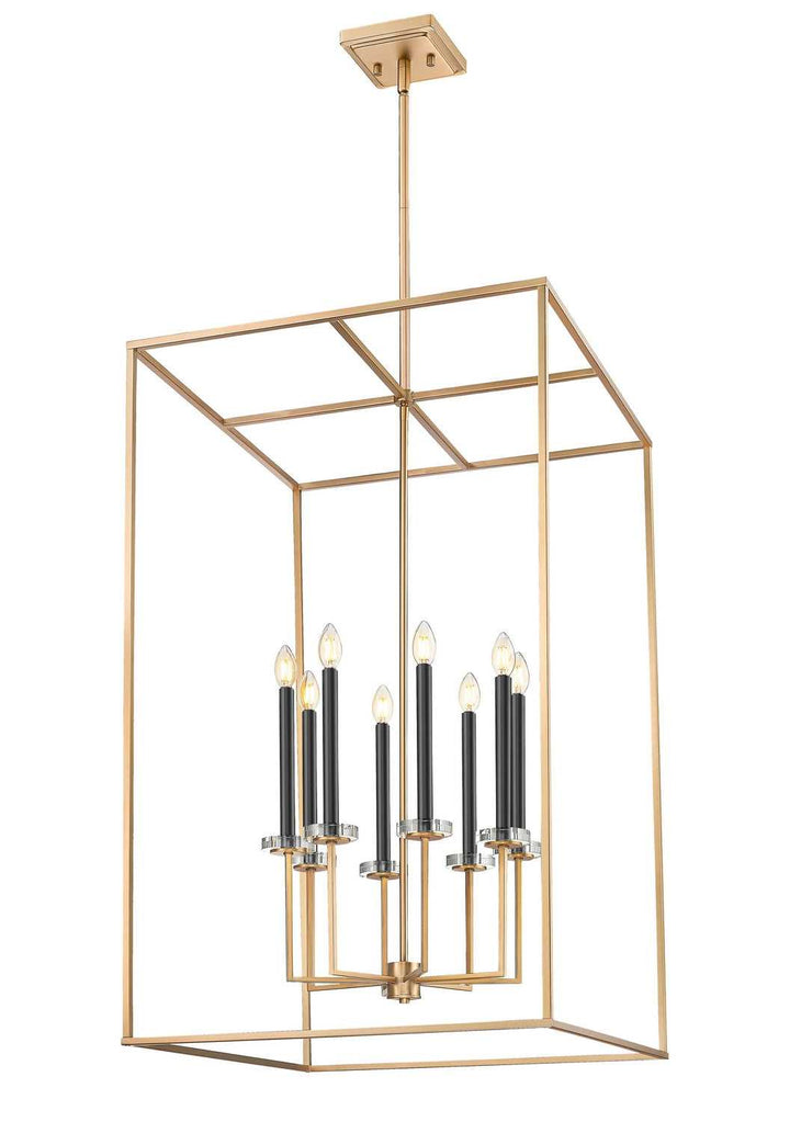Gaultier Eight Light Chandelier in Modern Gold Z-Lite Canada
