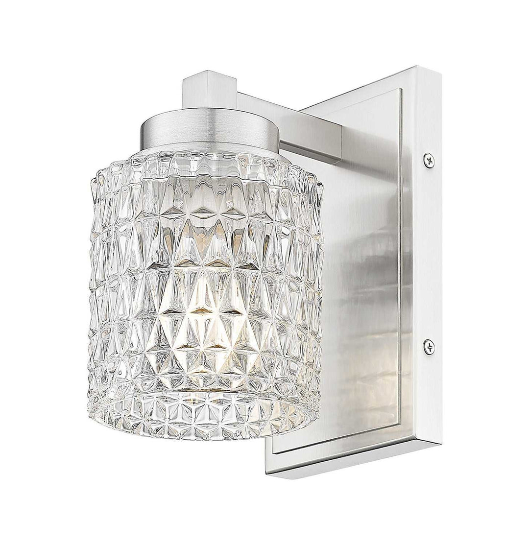 Jacqueline One Light Wall Sconce in Brushed Nickel Z-Lite Canada