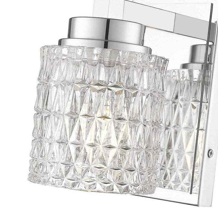 Jacqueline One Light Wall Sconce in Chrome Z-Lite Canada