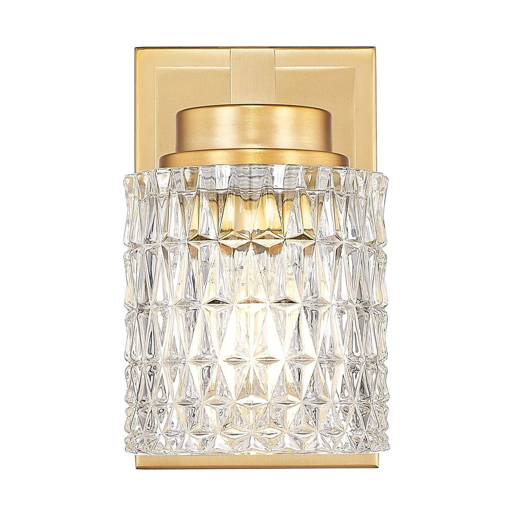 Jacqueline One Light Wall Sconce in Modern Gold Z-Lite Canada
