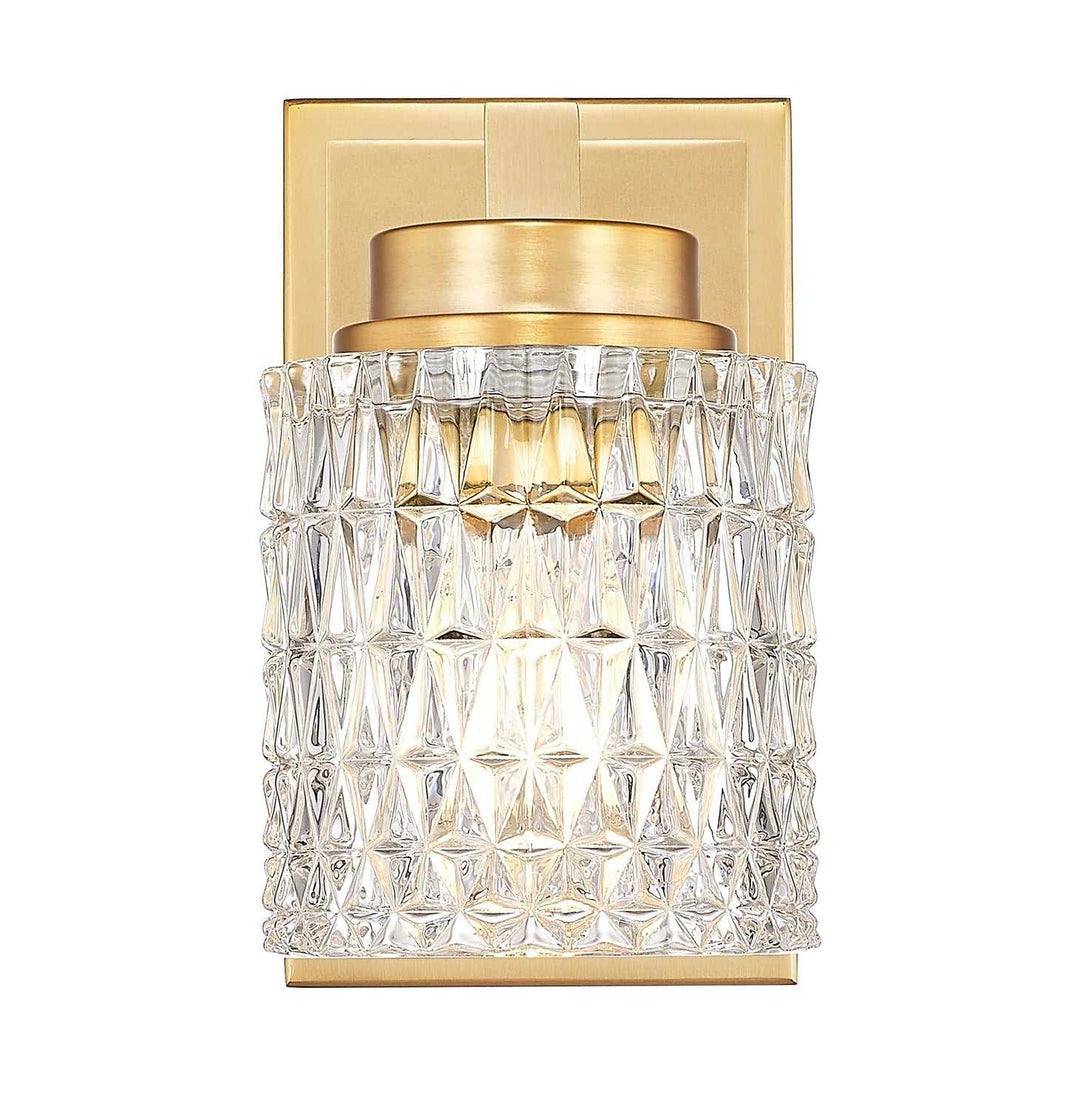 Jacqueline One Light Wall Sconce in Modern Gold Z-Lite Canada