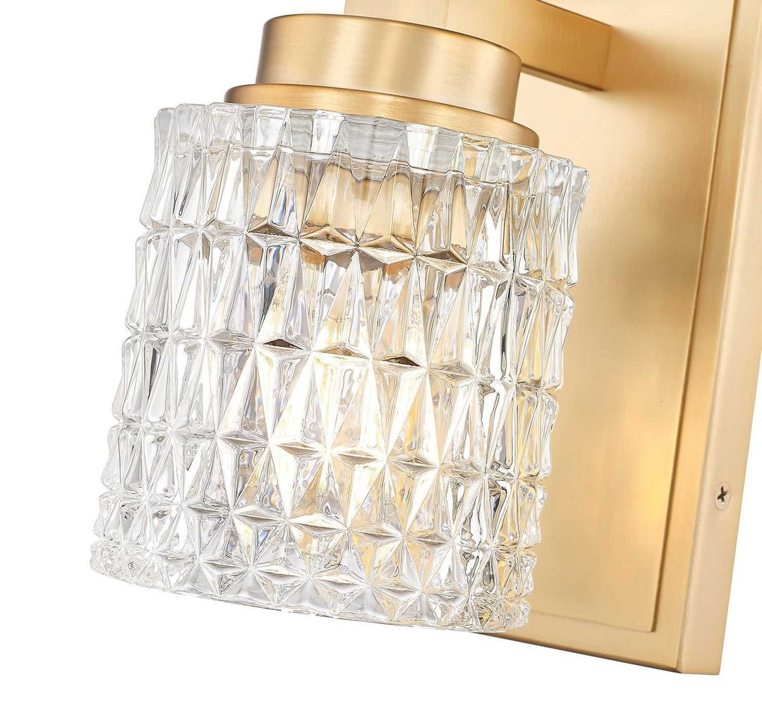 Jacqueline One Light Wall Sconce in Modern Gold Z-Lite Canada