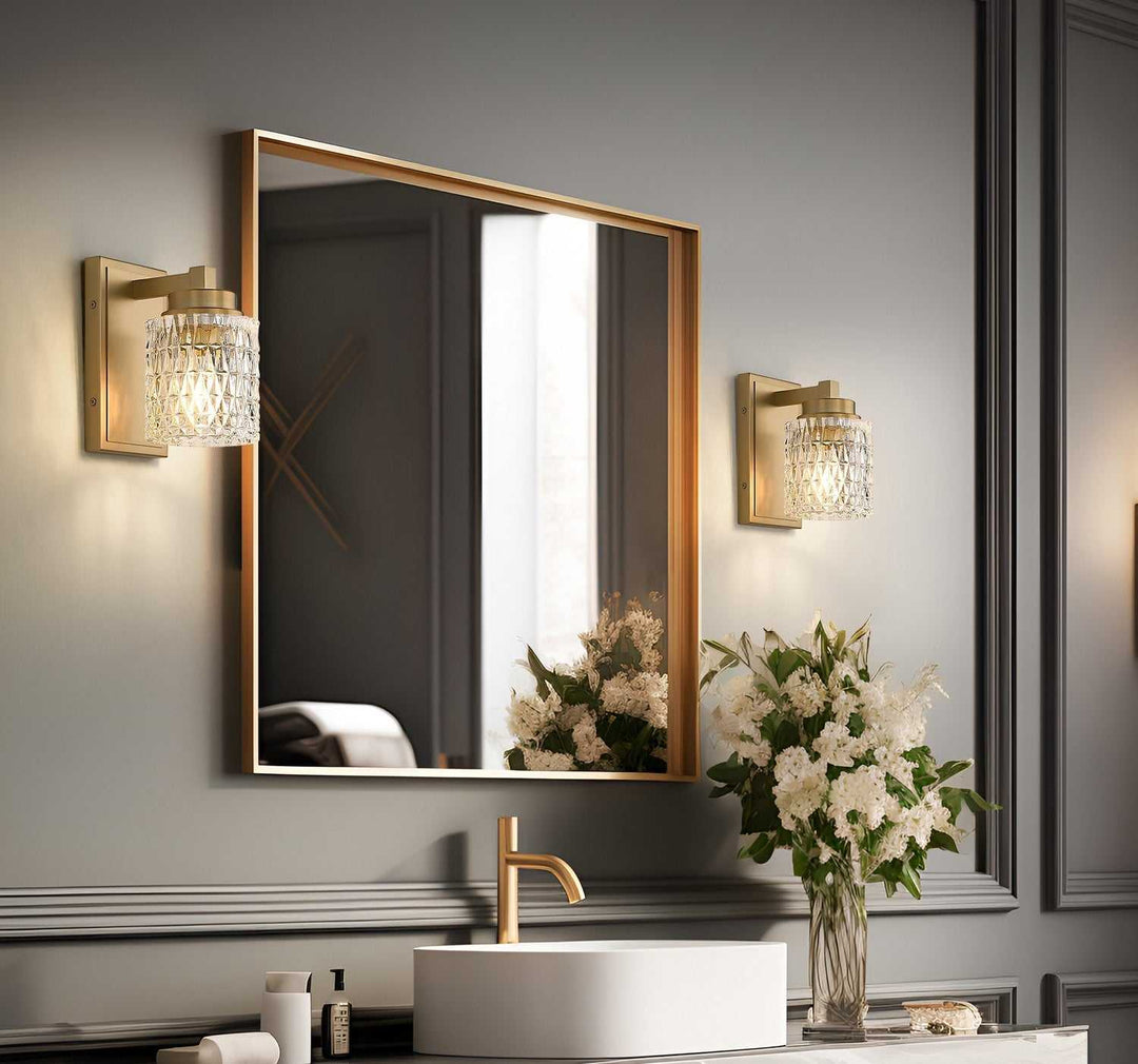 Jacqueline One Light Wall Sconce in Modern Gold Z-Lite Canada