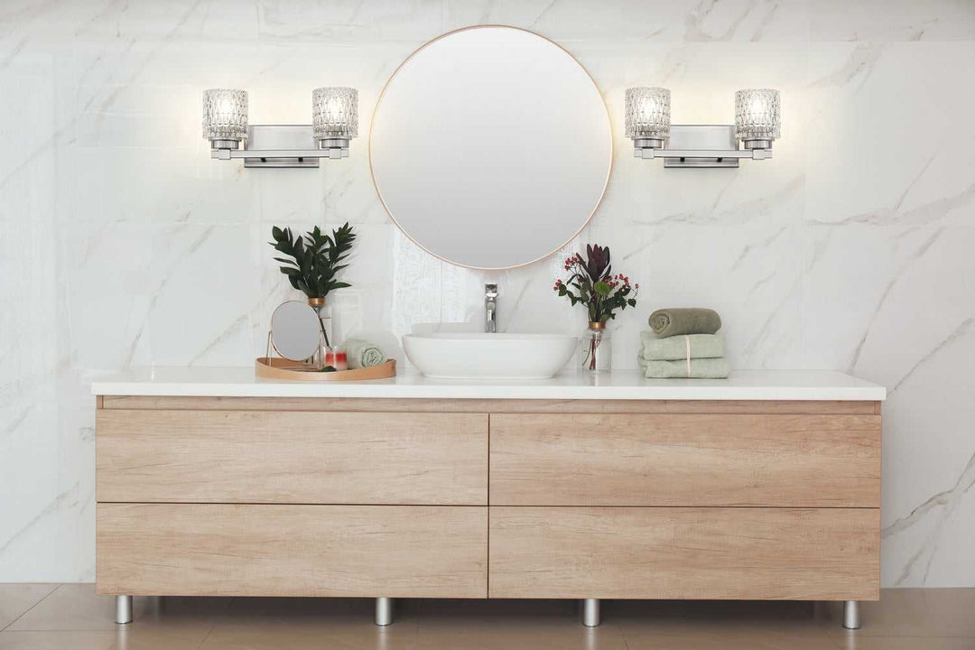 Jacqueline Two Light Vanity in Brushed Nickel Z-Lite Canada