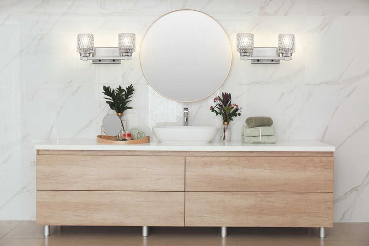 Jacqueline Two Light Vanity in Brushed Nickel Z-Lite Canada